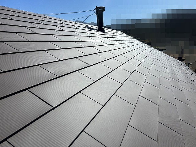 北杜市　屋根カバー工事